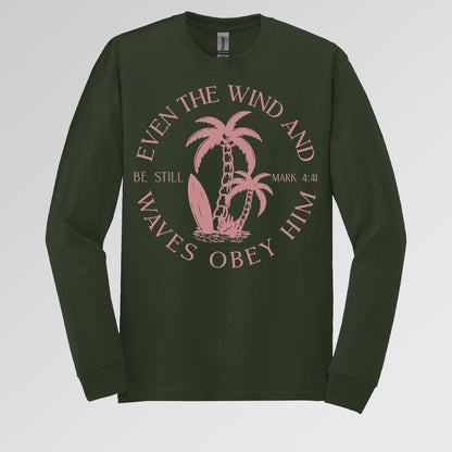 Even The Wind And Waves Obey Him Be Still Mark 4.41 05