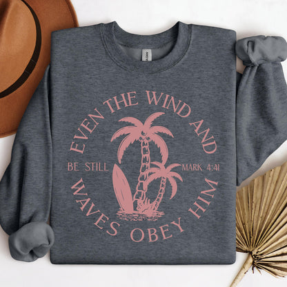 Even The Wind And Waves Obey Him Be Still Mark 4.41 05