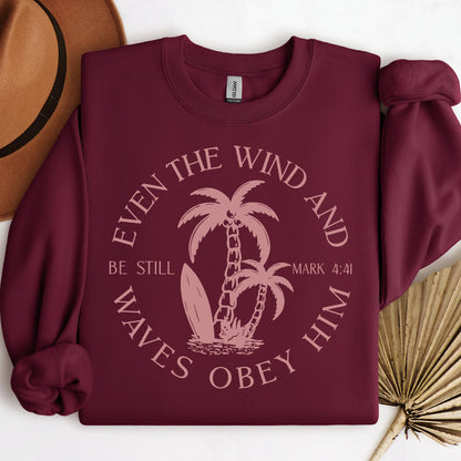 Even The Wind And Waves Obey Him Be Still Mark 4.41 05