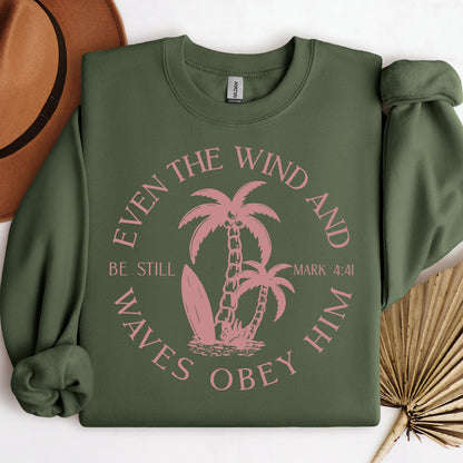 Even The Wind And Waves Obey Him Be Still Mark 4.41 05