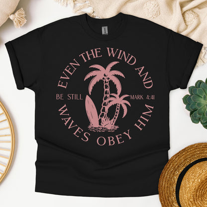 Even The Wind And Waves Obey Him Be Still Mark 4.41 05