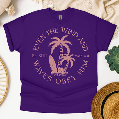 Even The Wind And Waves Obey Him Be Still Mark 4.41 05