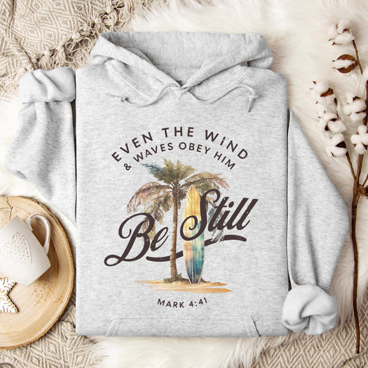 Even The Wind & Waves Obey Him Mark 4.41 Hoodie