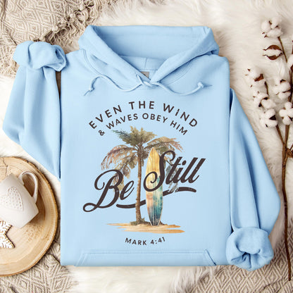Even The Wind & Waves Obey Him Mark 4.41 Hoodie
