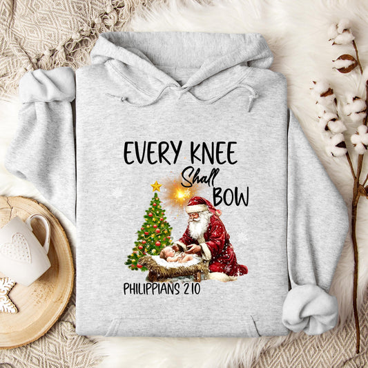 Every Knee Shall Bow Phillippians 2.10 Hoodie