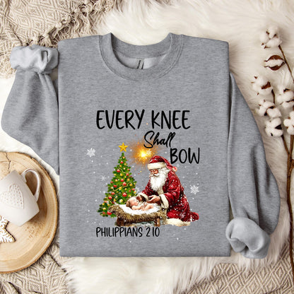 Every Knee Shall Bow Phillippians 2.10 Sweatshirt