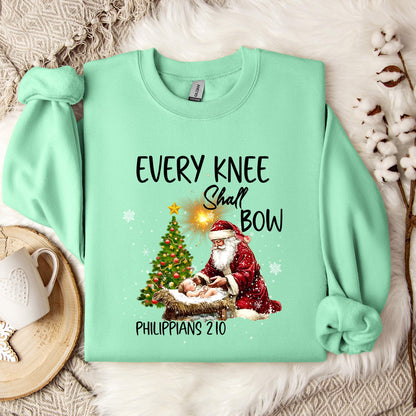 Every Knee Shall Bow Phillippians 2.10 Sweatshirt