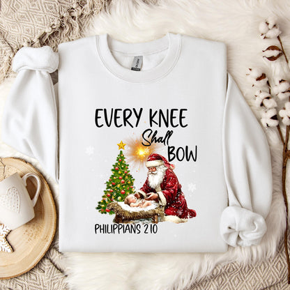 Every Knee Shall Bow Phillippians 2.10 Sweatshirt