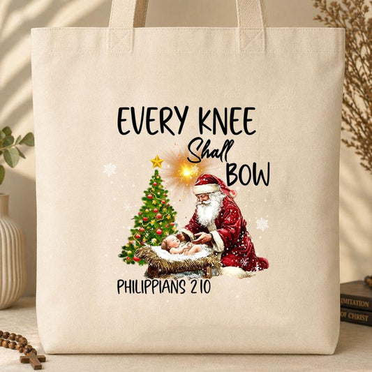 Every Knee Shall Bow Phillippians 2.10 Tote Bag