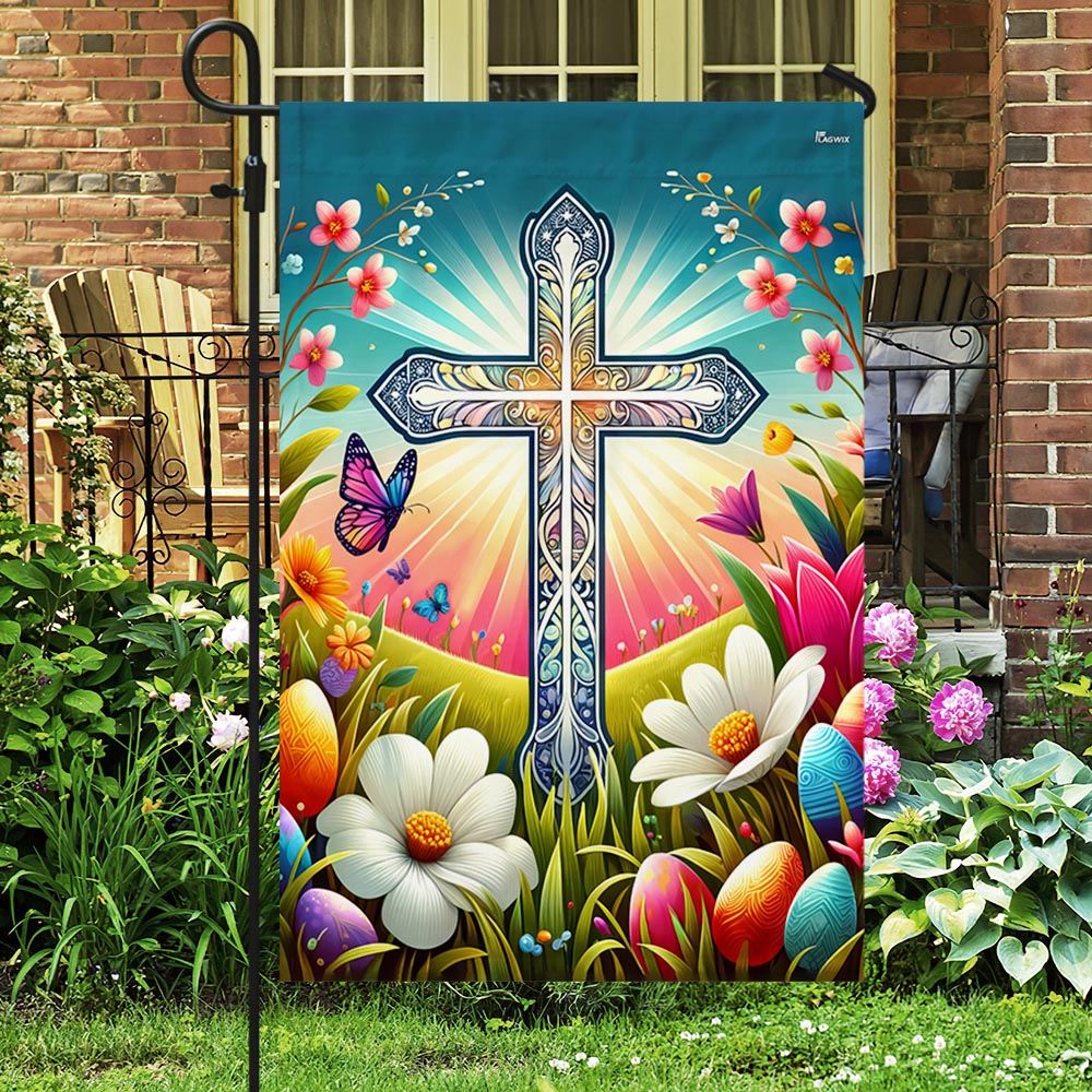 FLAGWIX  Easter Christian Cross Resurrection of Jesus Flag