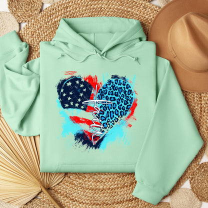 Faith Cross Flag Heart  01
