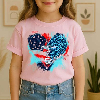 Faith Cross Flag Heart  01