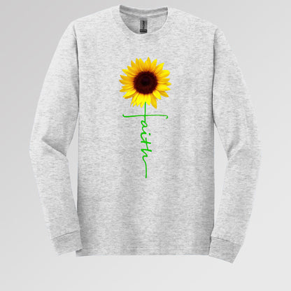 Faith Cross Sunflower 01