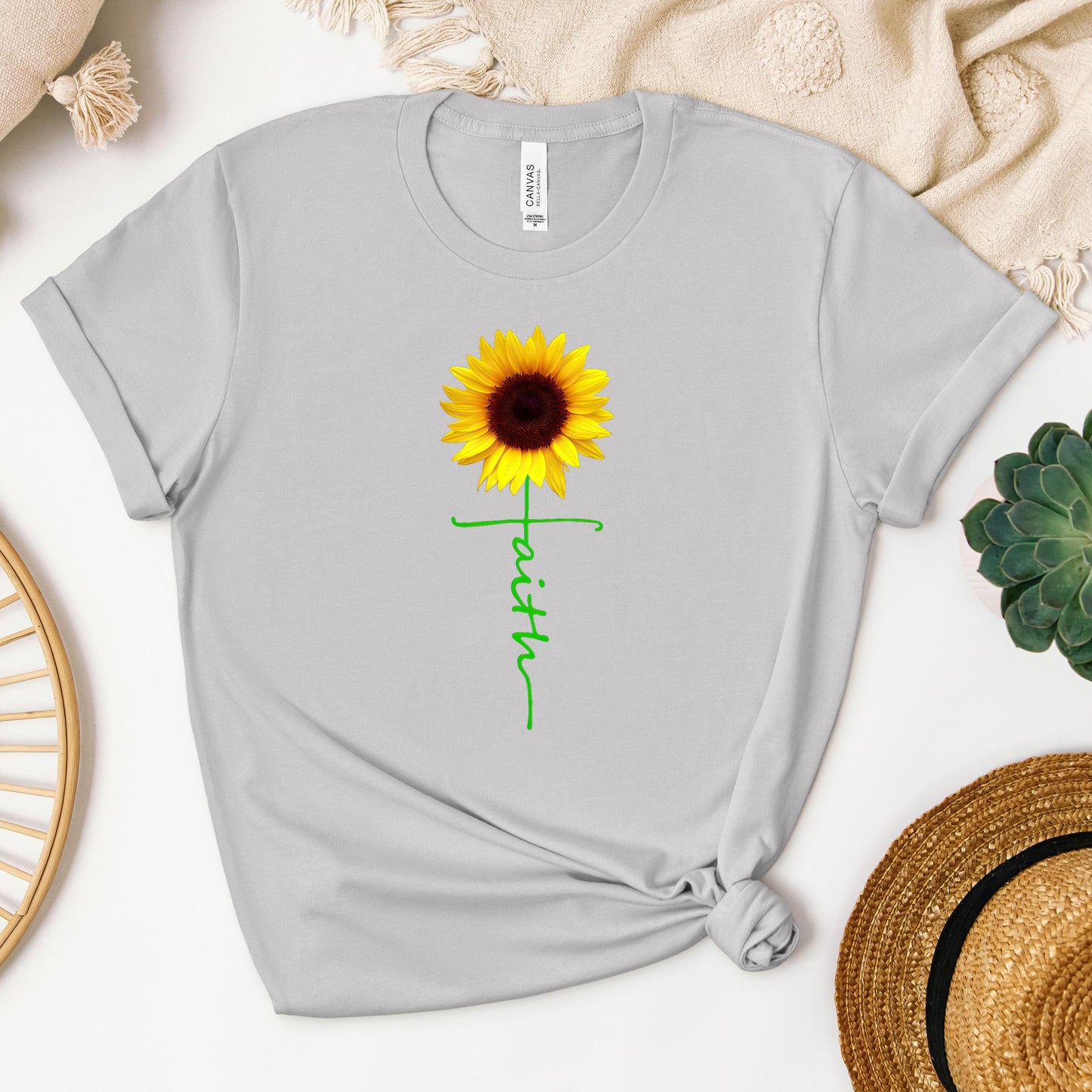 Faith Cross Sunflower 01