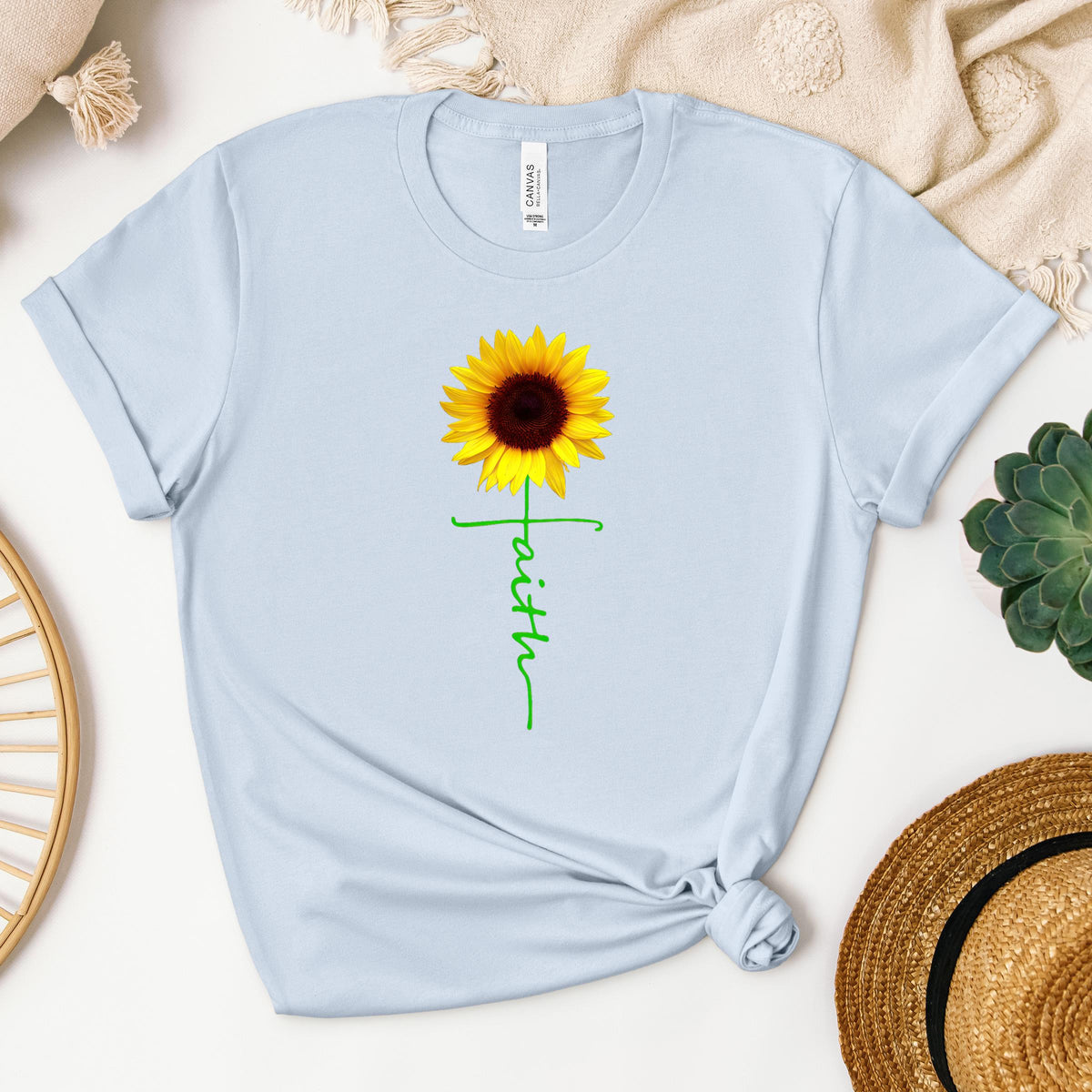 Faith Cross Sunflower 01