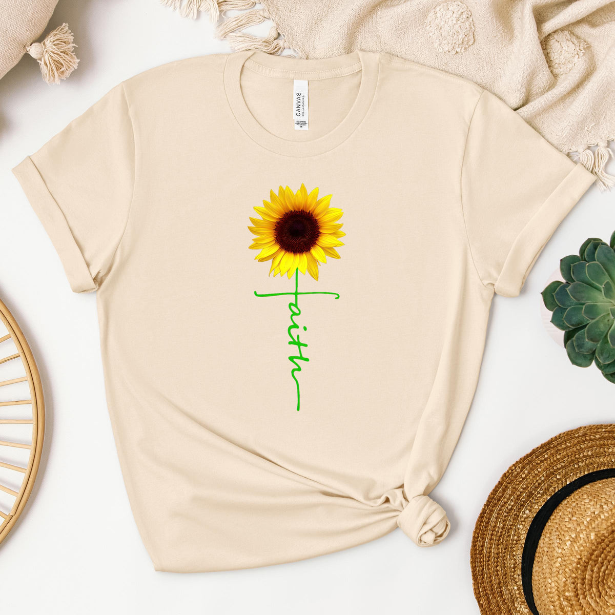 Faith Cross Sunflower 01
