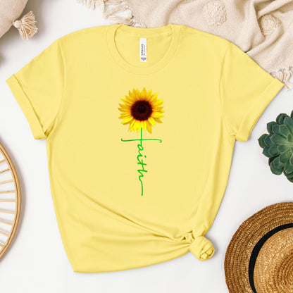 Faith Cross Sunflower 01