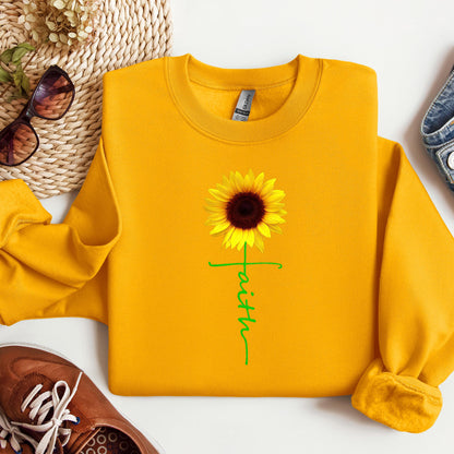 Faith Cross Sunflower 01