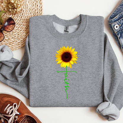 Faith Cross Sunflower 01