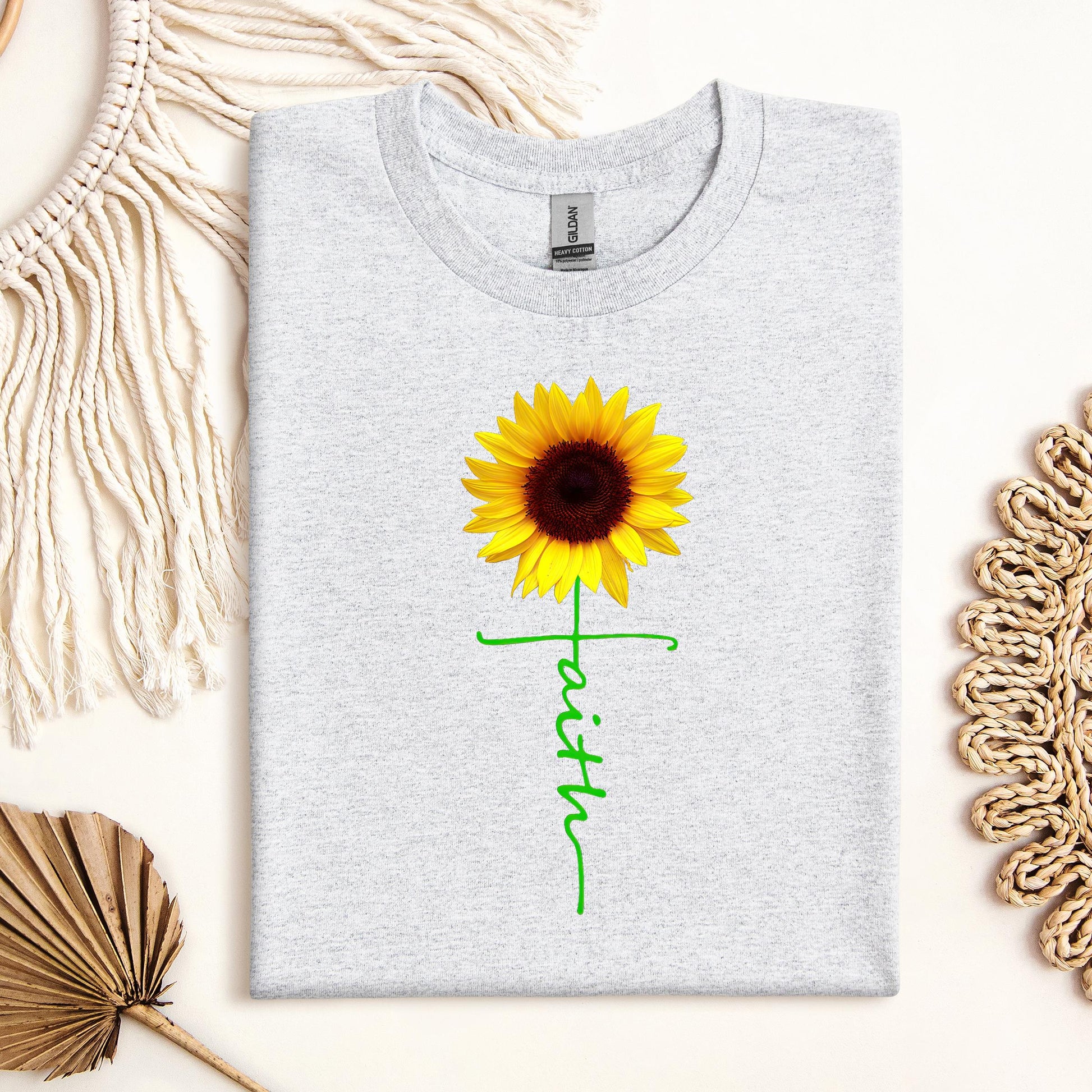 Faith Cross Sunflower 01