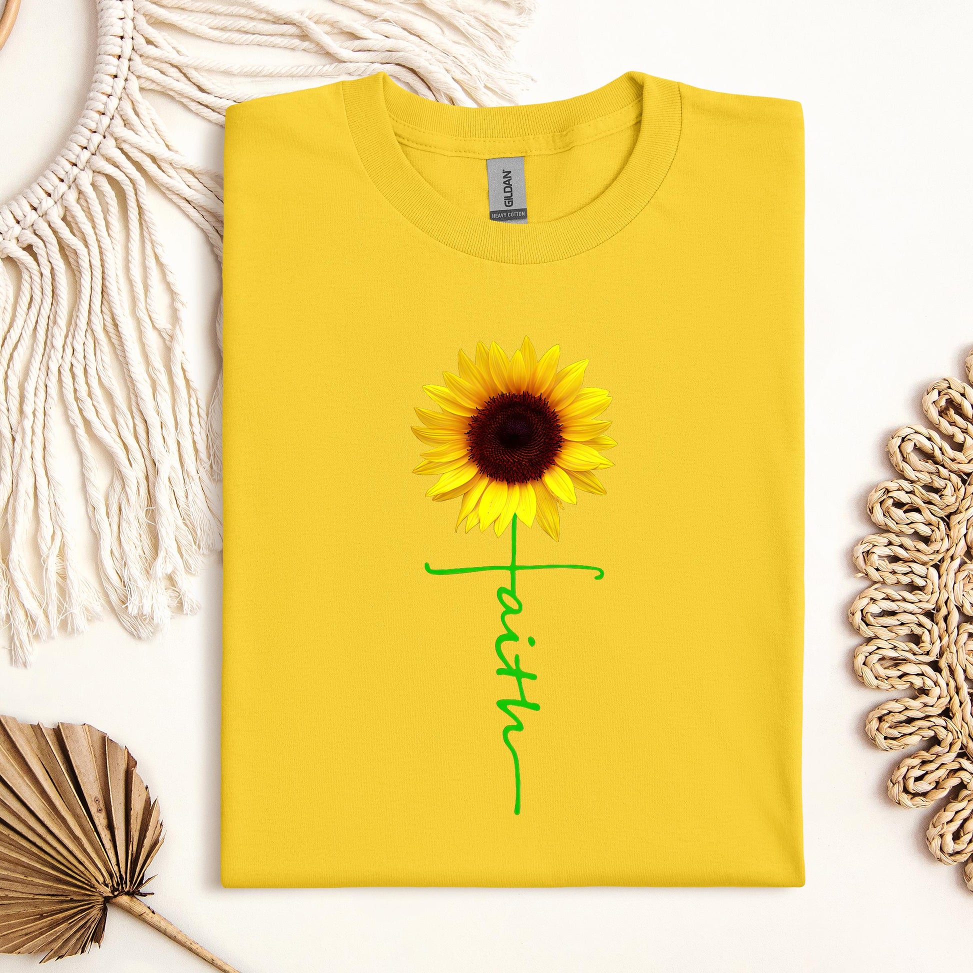 Faith Cross Sunflower 01