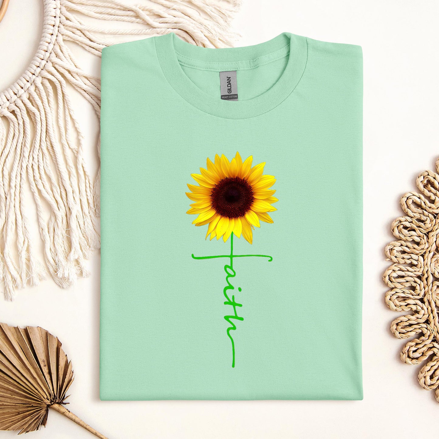 Faith Cross Sunflower 01