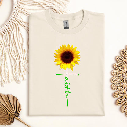 Faith Cross Sunflower 01