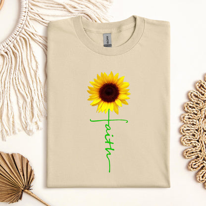Faith Cross Sunflower 01