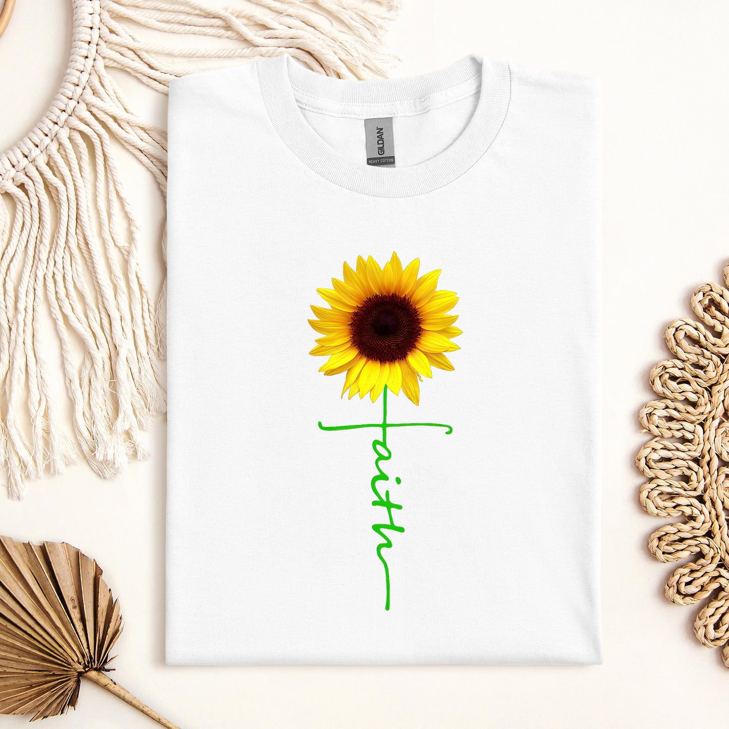 Faith Cross Sunflower 01