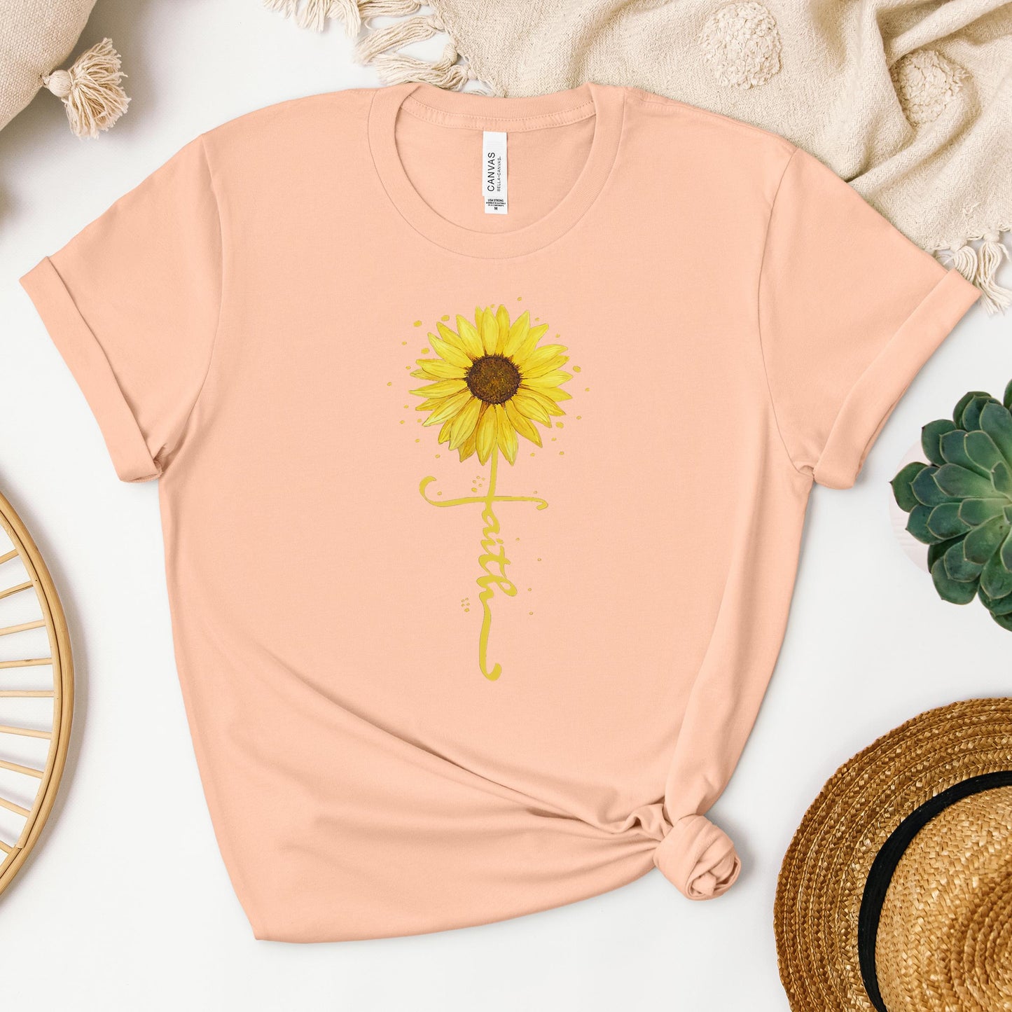 Faith Cross Sunflower 02