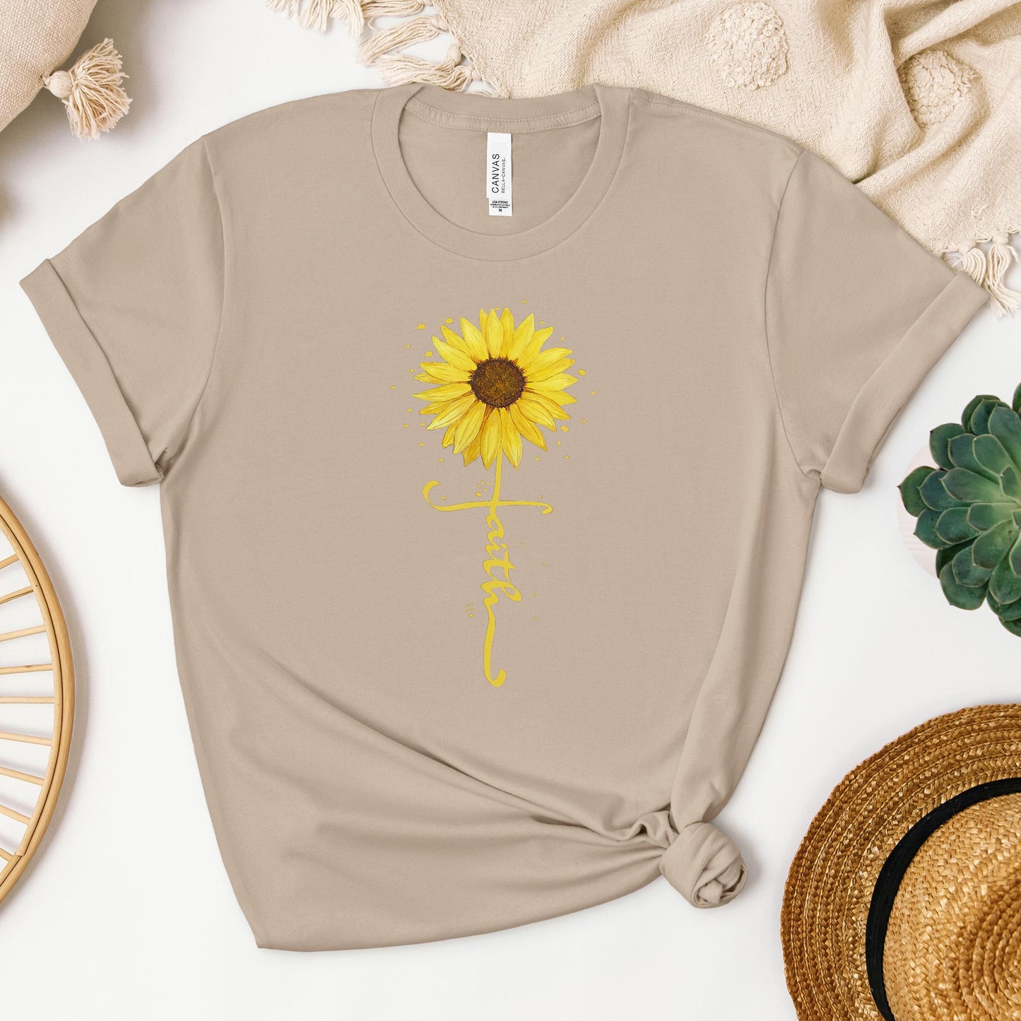 Faith Cross Sunflower 02