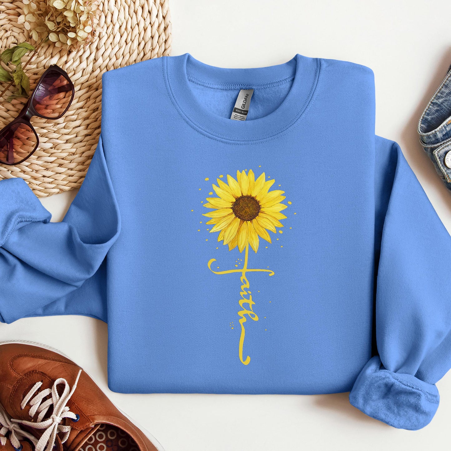 Faith Cross Sunflower 02