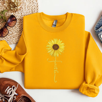 Faith Cross Sunflower 02