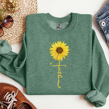 Faith Cross Sunflower 02