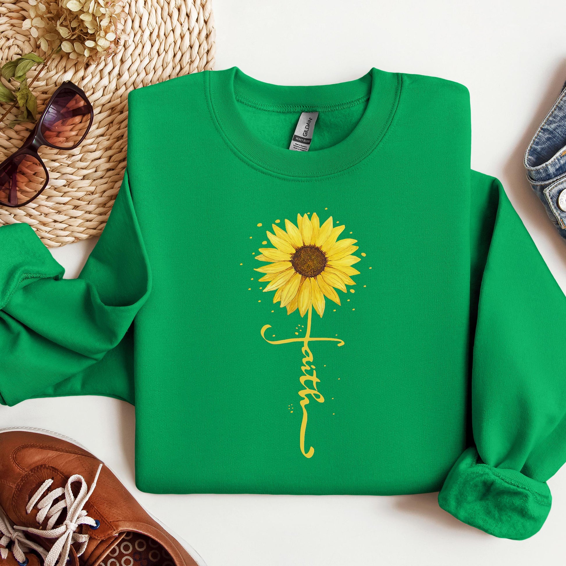 Faith Cross Sunflower 02