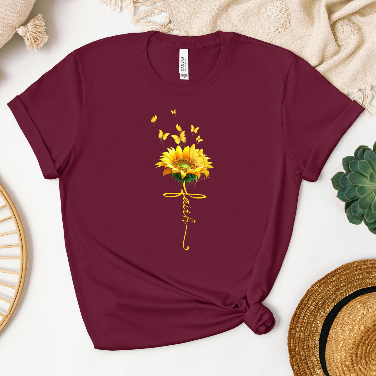 Faith Cross Sunflower 03