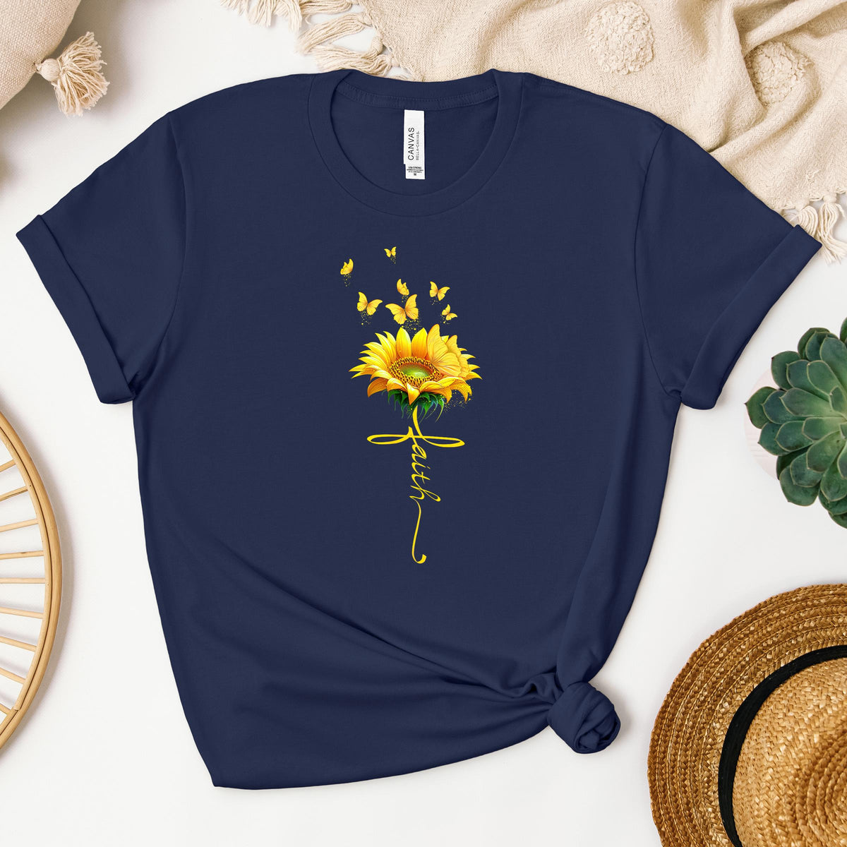 Faith Cross Sunflower 03