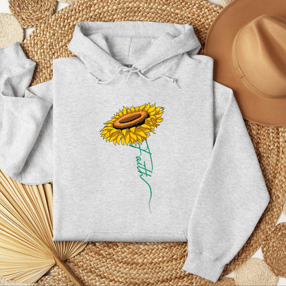 Faith Cross Sunflower