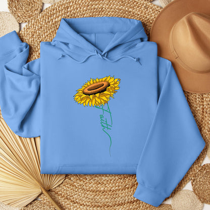 Faith Cross Sunflower