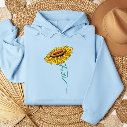 Faith Cross Sunflower