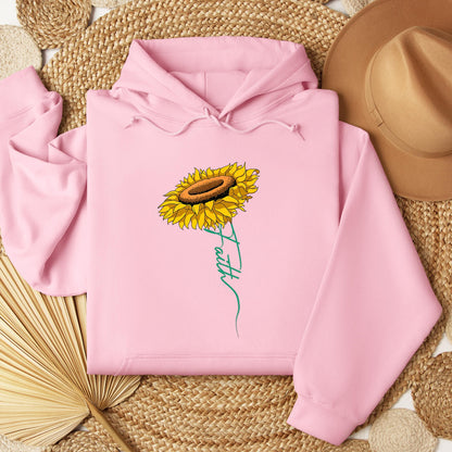 Faith Cross Sunflower