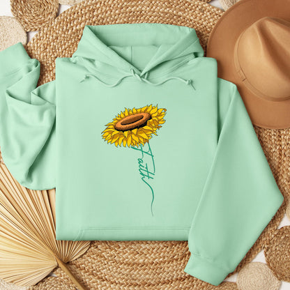 Faith Cross Sunflower
