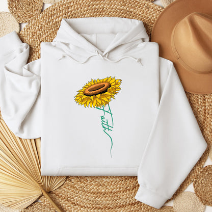 Faith Cross Sunflower