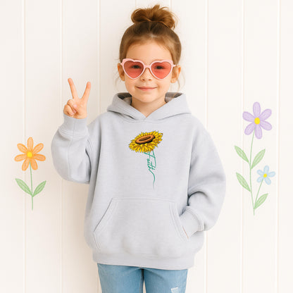 Faith Cross Sunflower