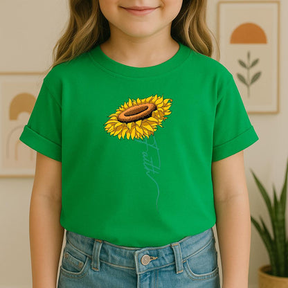 Faith Cross Sunflower