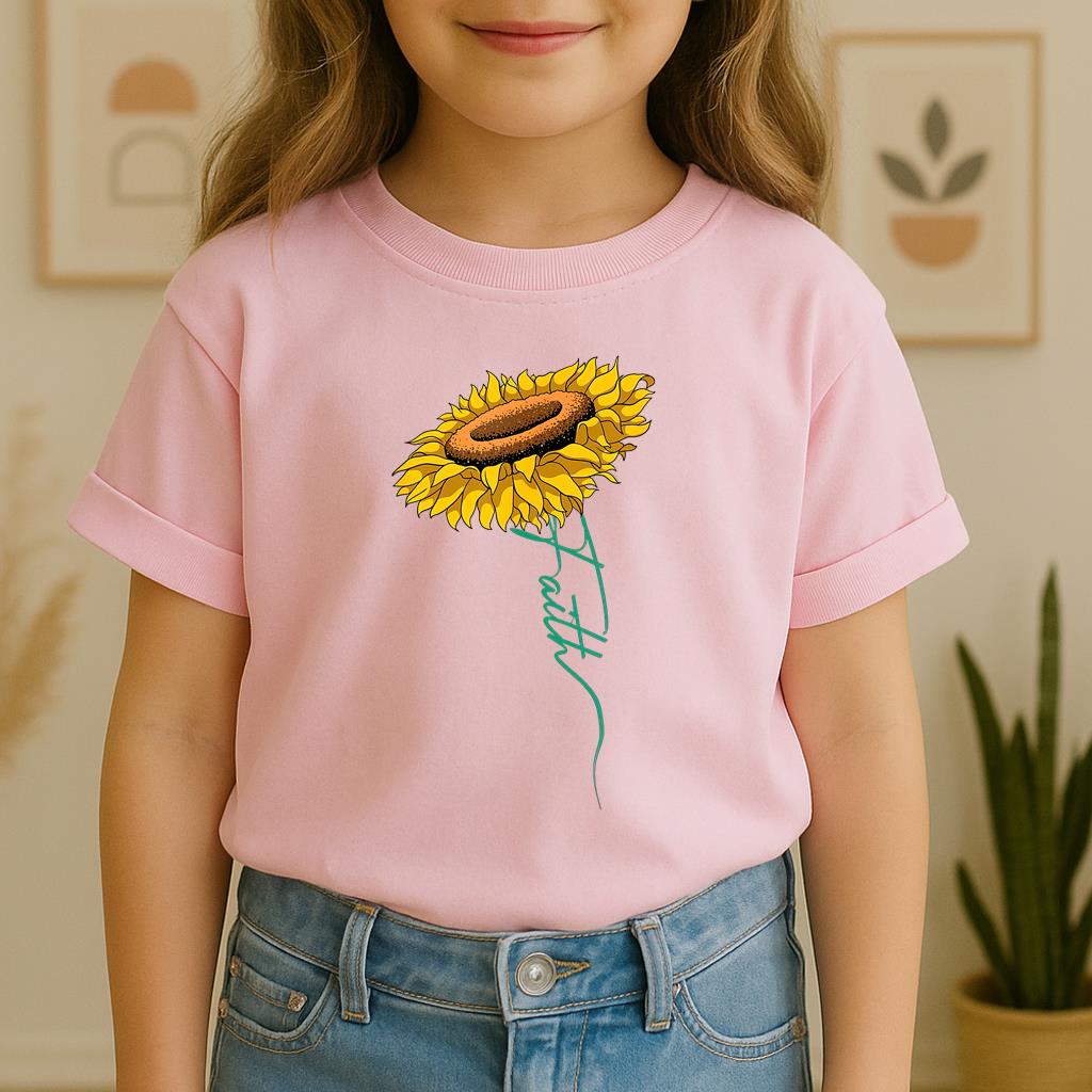 Faith Cross Sunflower