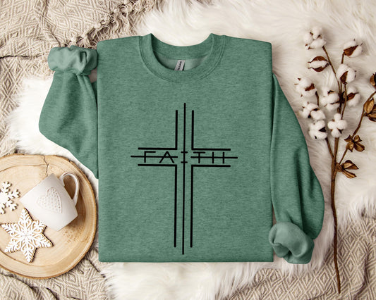 Faith Cross Sweatshirt