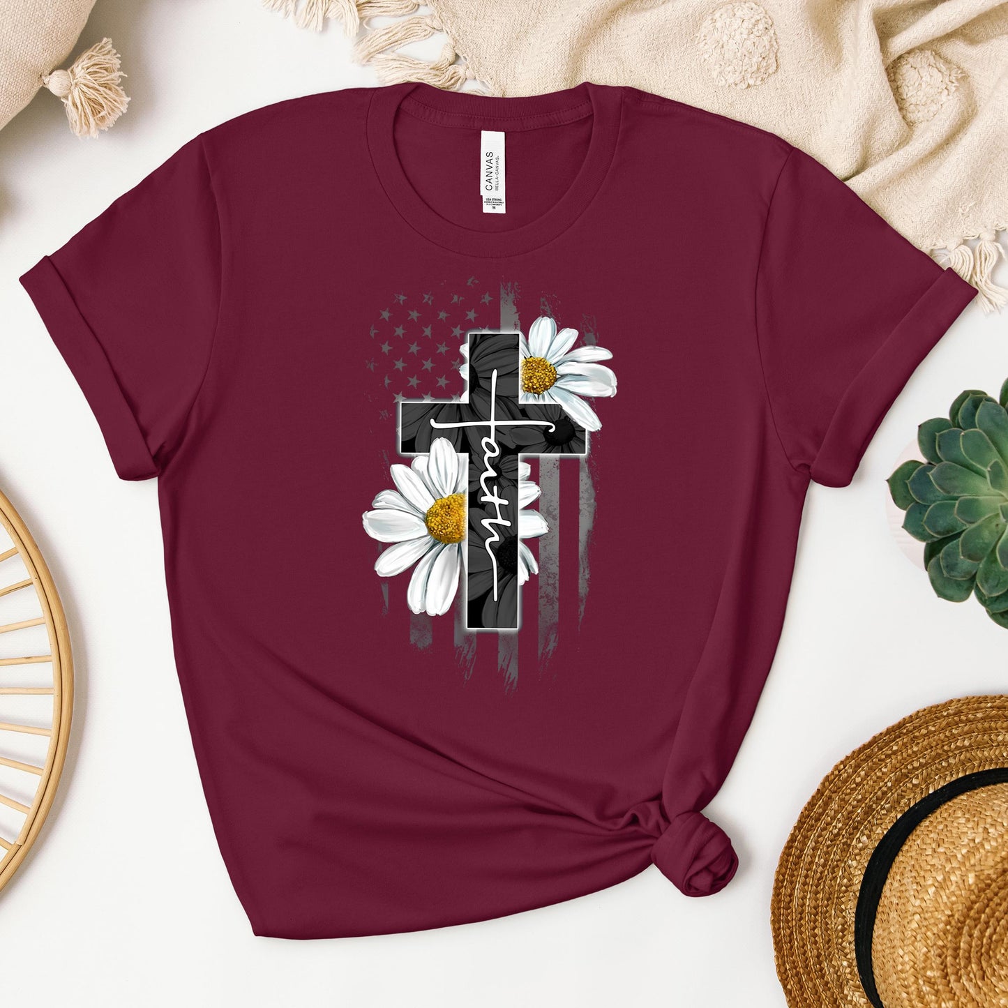 Faith Flag Daisy 01
