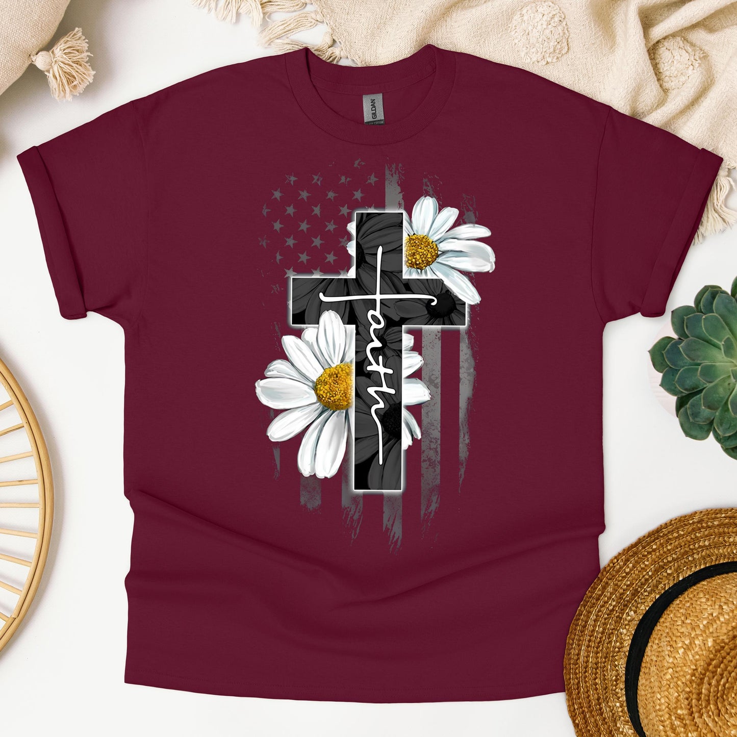 Faith Flag Daisy 01