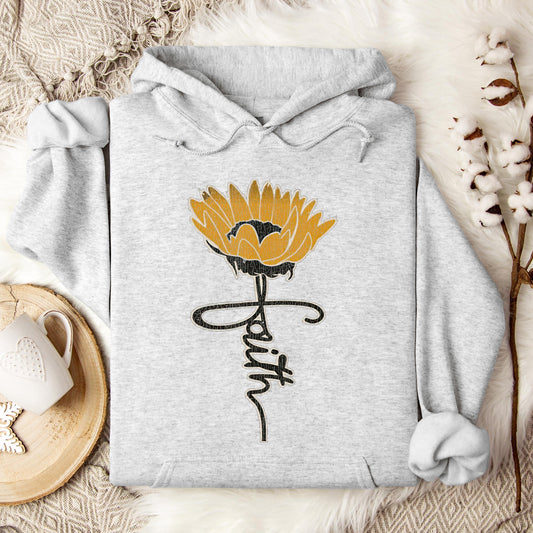 Faith Flower Hoodie